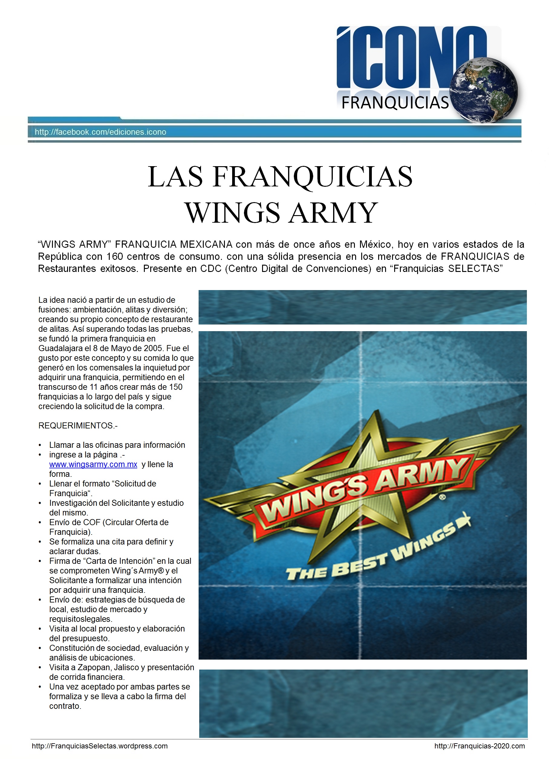 LAS FRANQUICIAS WINGS ARMY – Mesa de redacción